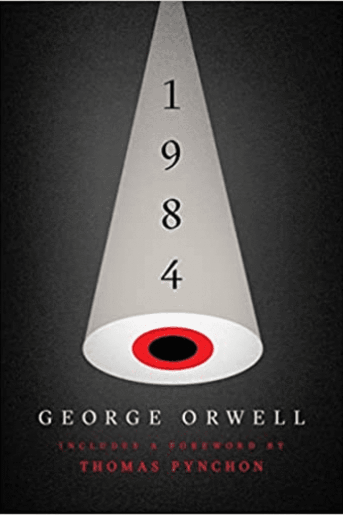 Graphic of 1984
by George Orwell
Book Cover suitable for Pinterest