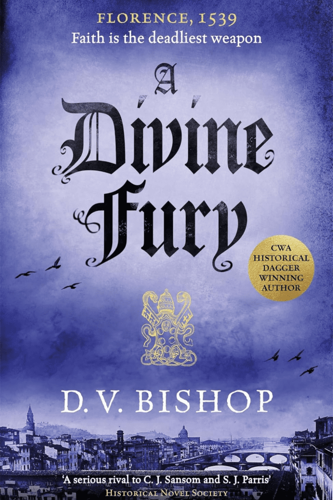 Book cover for A Divine Fury by D.V. .Bishop