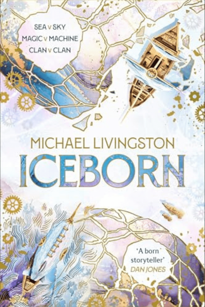 the book cover for Iceborn by Michael Livingston
