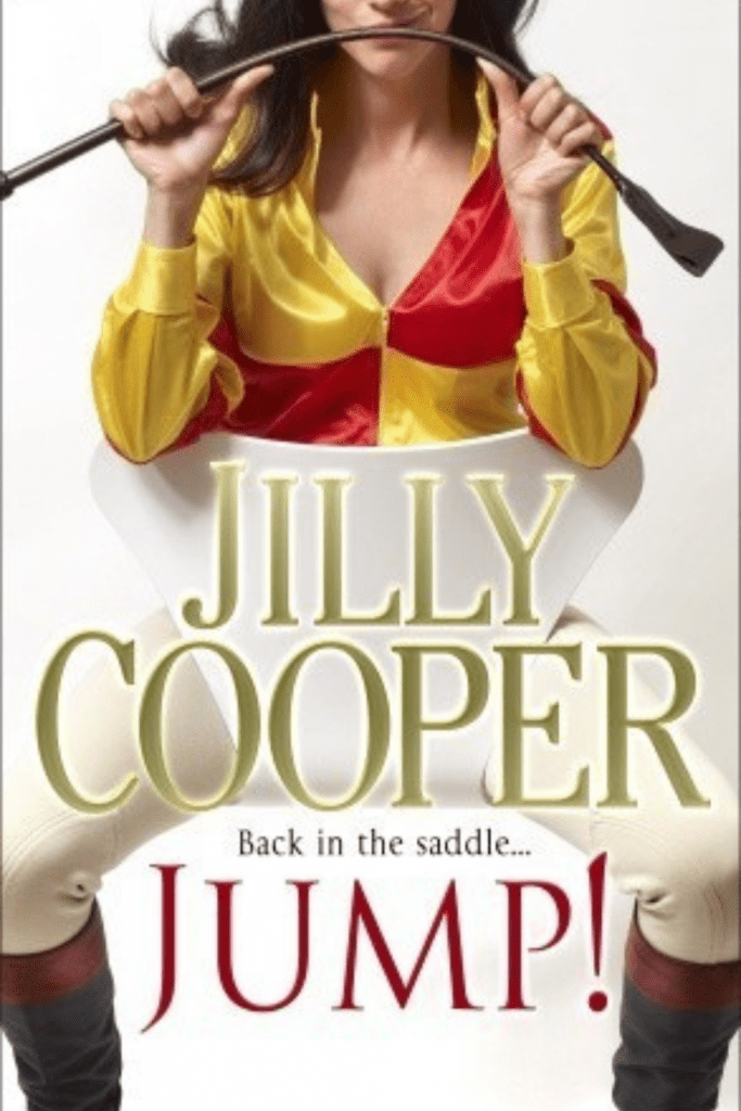 Jump! Rutshire chronicles 9 by jilly cooper book cover graphic