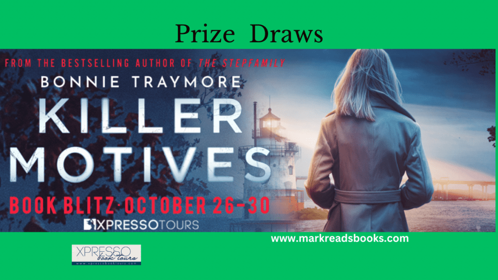 Killer Motives by Bonnie Traymore prize draw blog graphic