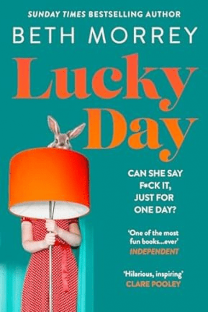 Graphic of Lucky Day by Beth Morrey book cover suitable for Pinterest