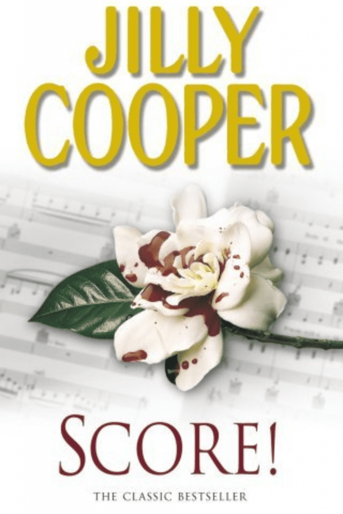 Score! Rutshire chronicles 6 by jilly cooper wb book cover graphic