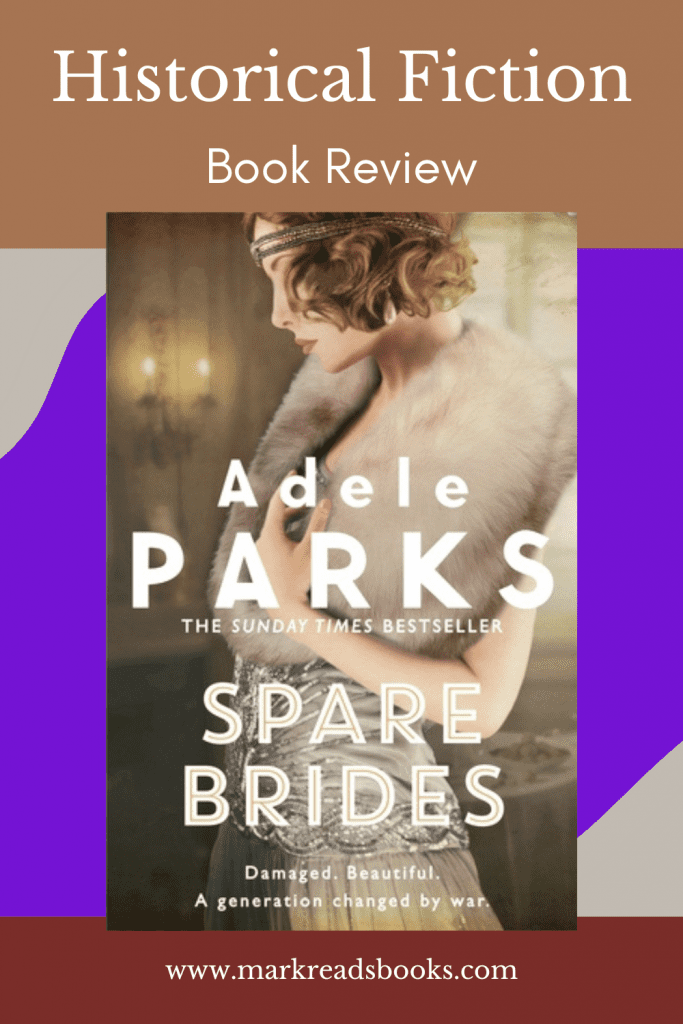 Graphic of Spare Brides by Adele Parks suitable for Pinterest pin