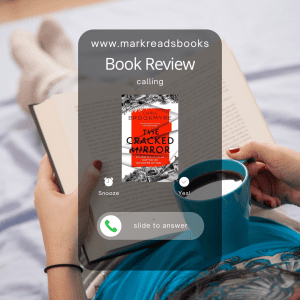 Graphic The Cracked The Mirror by Chris Brookmyre suitable for Instagram