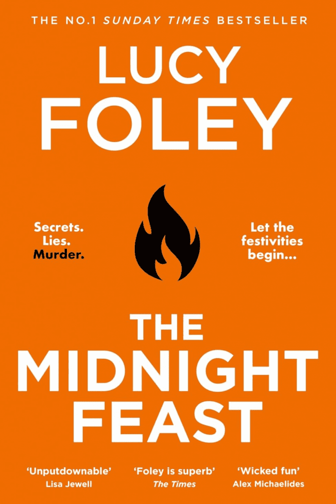 Graphic of The Midnight Feast
by Lucy Foley
Book cover suitable for Pinterest