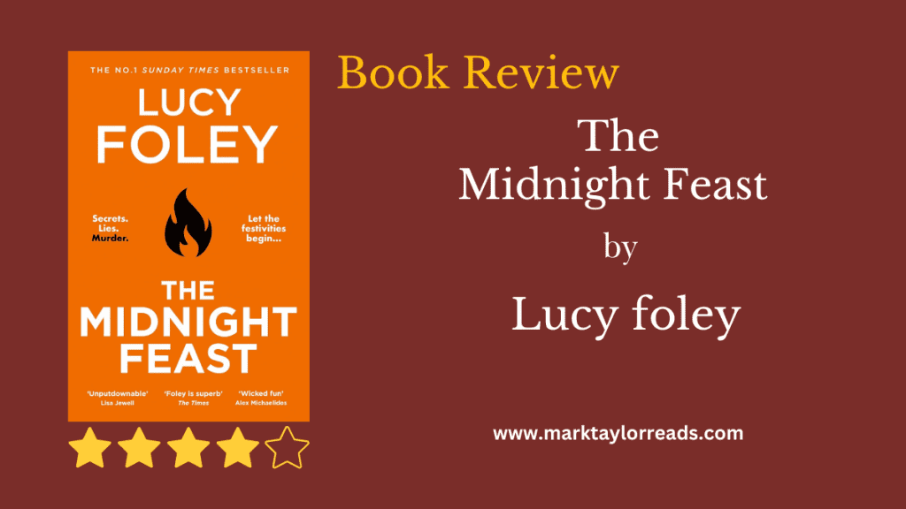 The Midnight Feast by Lucy foley Blog post title graphic