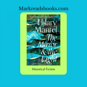 Graphic for The Mirror & the Light by Hilary Mantel suitable for Instagram post