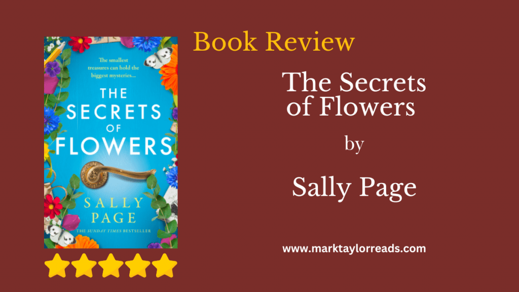 The Secrets of Flowers by Sally Page blog graphic title