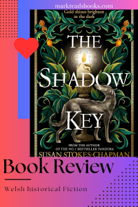 Graphic of The Shadow key by Susan stokes-chapmen book cover Suitable for Pinterest