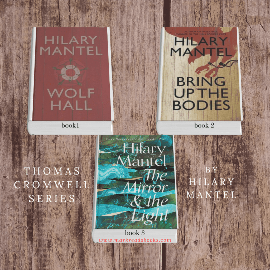 Graphic Thomas Cromwell Series by Hilary Mantel suitable for pinterest pm
