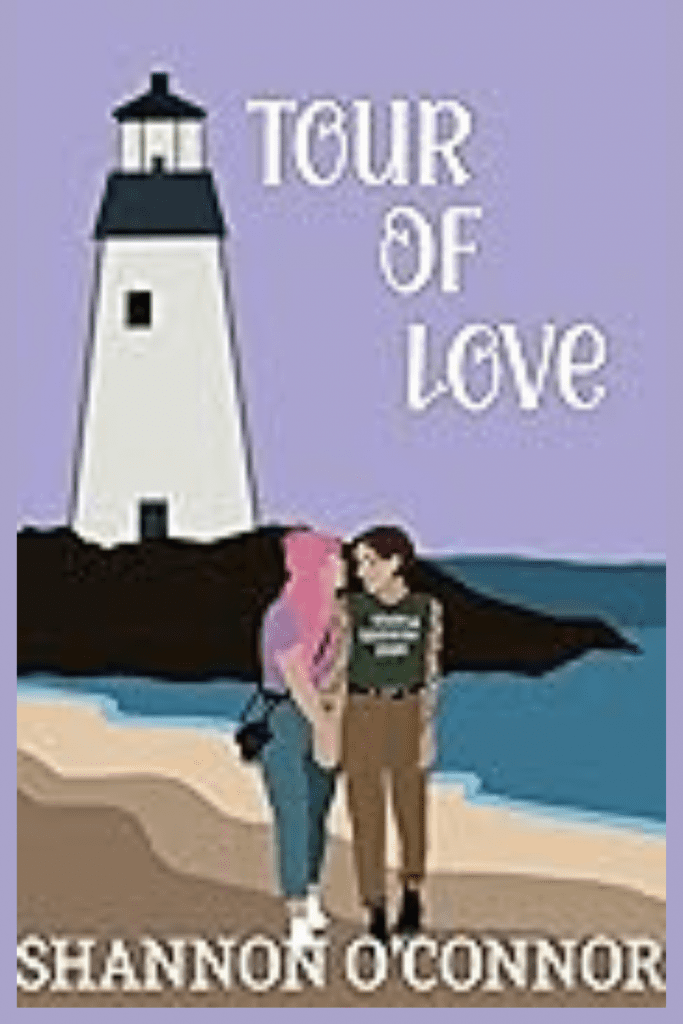 Graphic of Tour of Love
by Shannon O'Connor book cover suitable for Pinterest