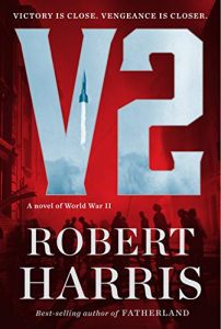 Graphic image of the Book cover for V2 by Robert Harris