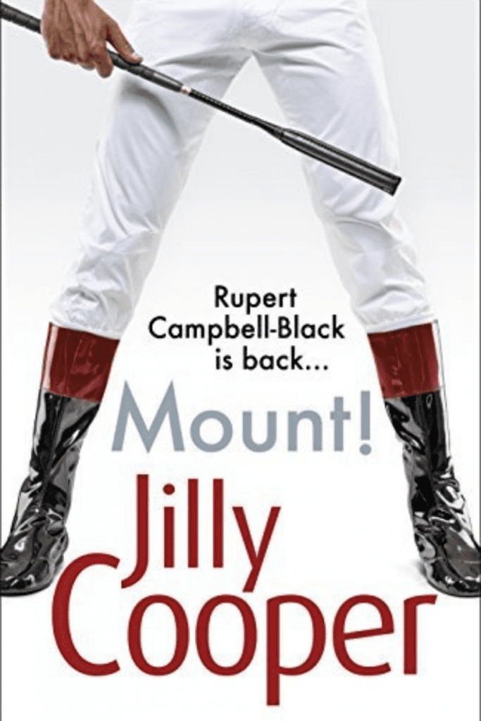 mount! Rutshire chronicles 10 by jilly cooper book cover graphic