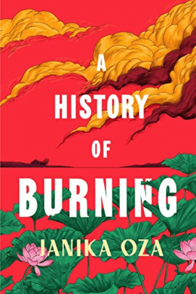 Graphic A History of Burning
by Janika Oza
Book Cover suitable for pinterest