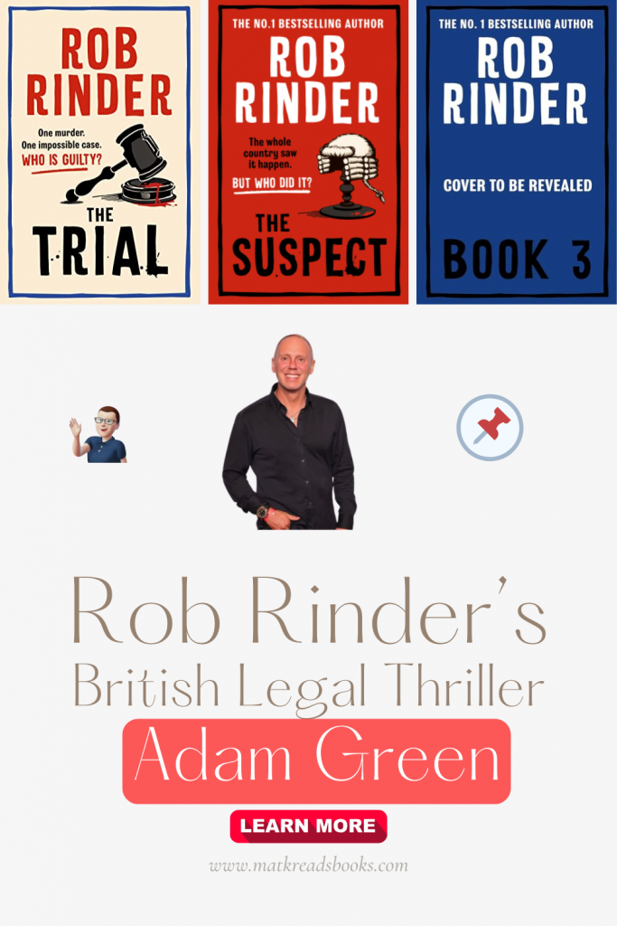 graphic of Adam Green Series by Rob Rinder suitable for Pinterest Pin