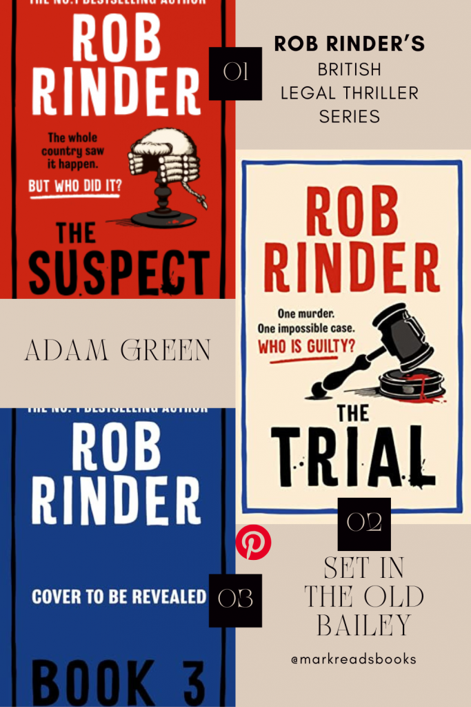 graphic of Adam Green Series by Rob Rinder suitable for Pinterest Pin