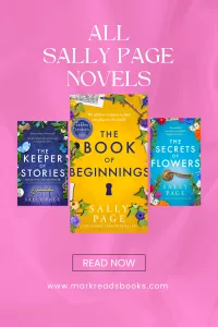 Graphic of All Novels written by Sally Page suitable for a Pinterest Pin