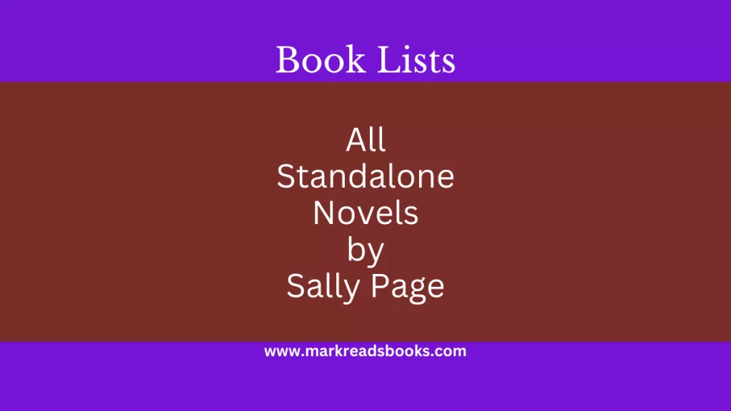 All Standalone Novels by Robert Sally Page blog title Graphic