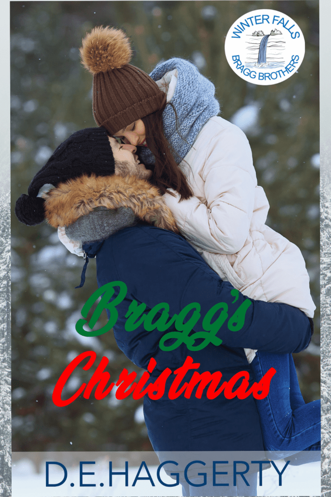 Graphic for Braggs Christmas By D.E. Haggerty book cover suitable for Pinterest