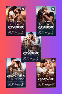 Graphic of Cash & the Sinners by D.E. Haggerty book covers suitable for Pinterest