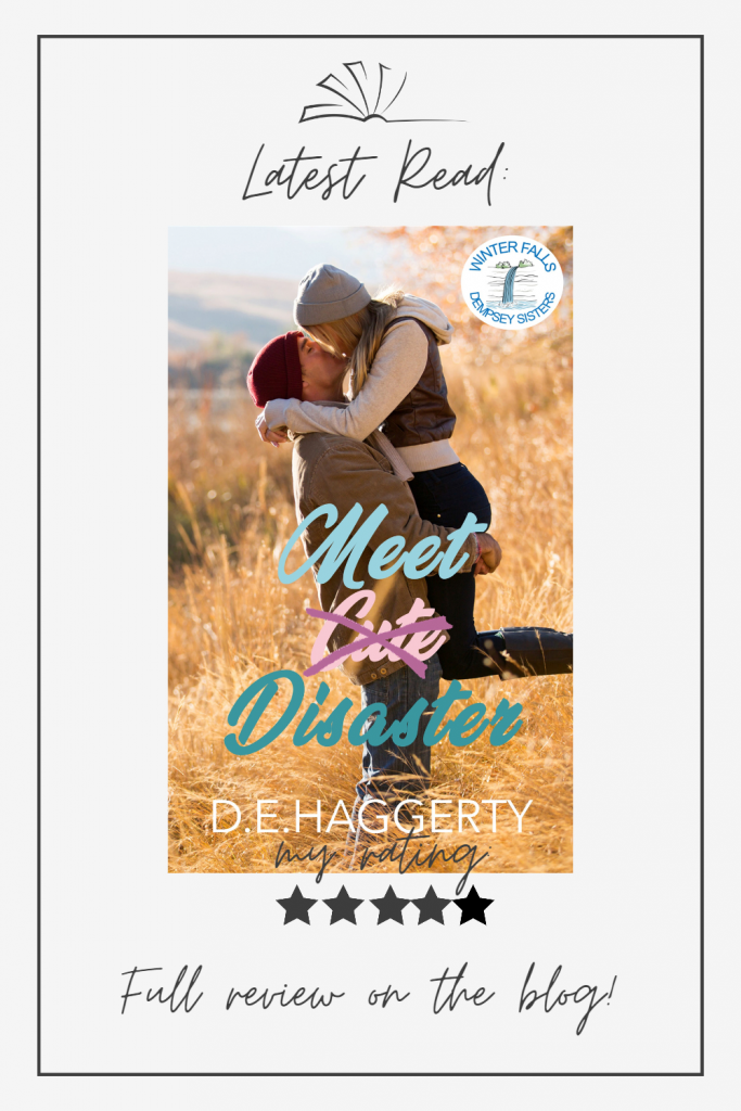 Graphic of Meet Disaster by D.E. Haggerty suitable for Pinterest pin