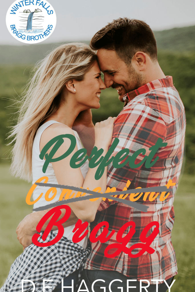 Graphic for Perfect Bragg By D.E. Haggerty book cover suitable for Pinterest