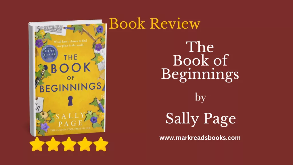 The Book of Beginnings by Sally Page blog title graphic