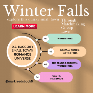 Graphic of The Complete winter falls Universe by D.E. Haggerty suitable for Instagram post
