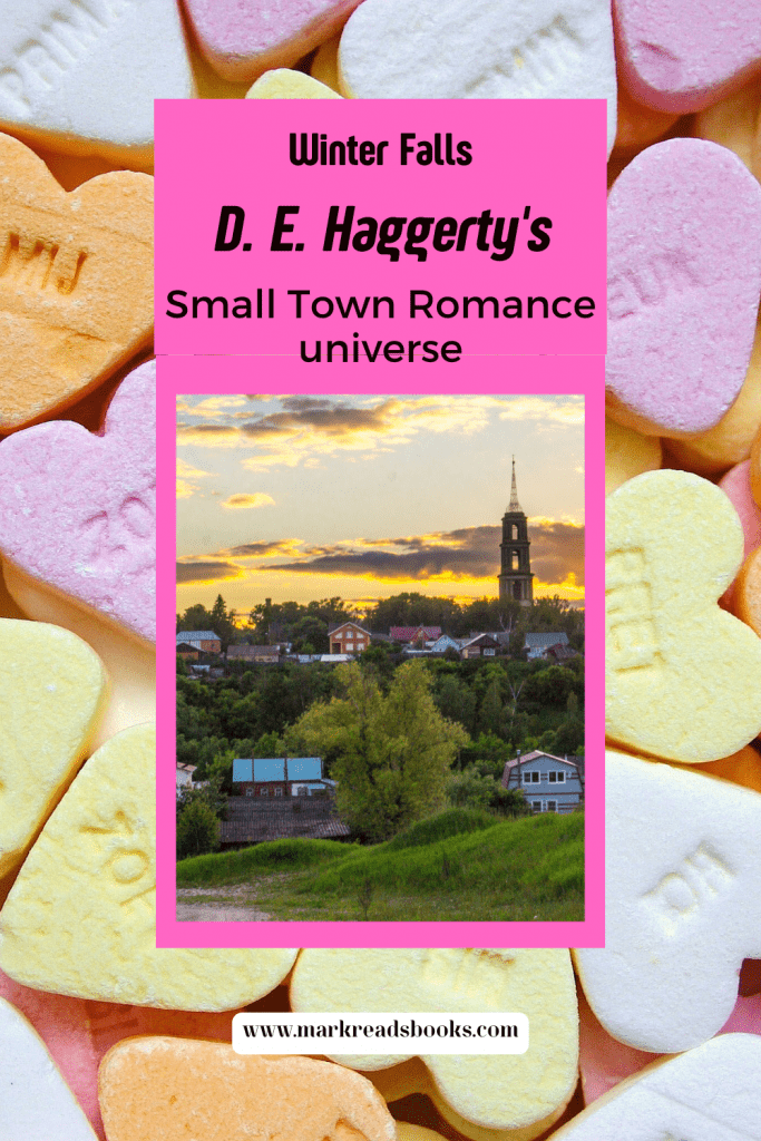 Graphic of The Complete winter falls Universe by D.E. Haggerty suitable for Pinterest pin