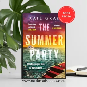 graphic of The Summer Party by Kate Gray suitable for an Instagram post