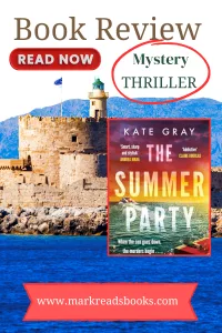 graphic of The Summer Party by Kate Gray suitable for Pinterest