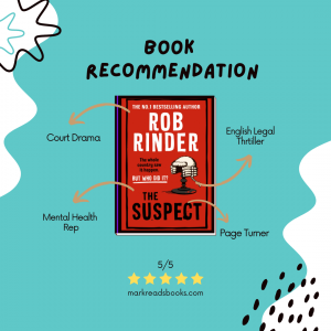 Graphic for The Suspect by Rob Rinder Suitable for Instagram post