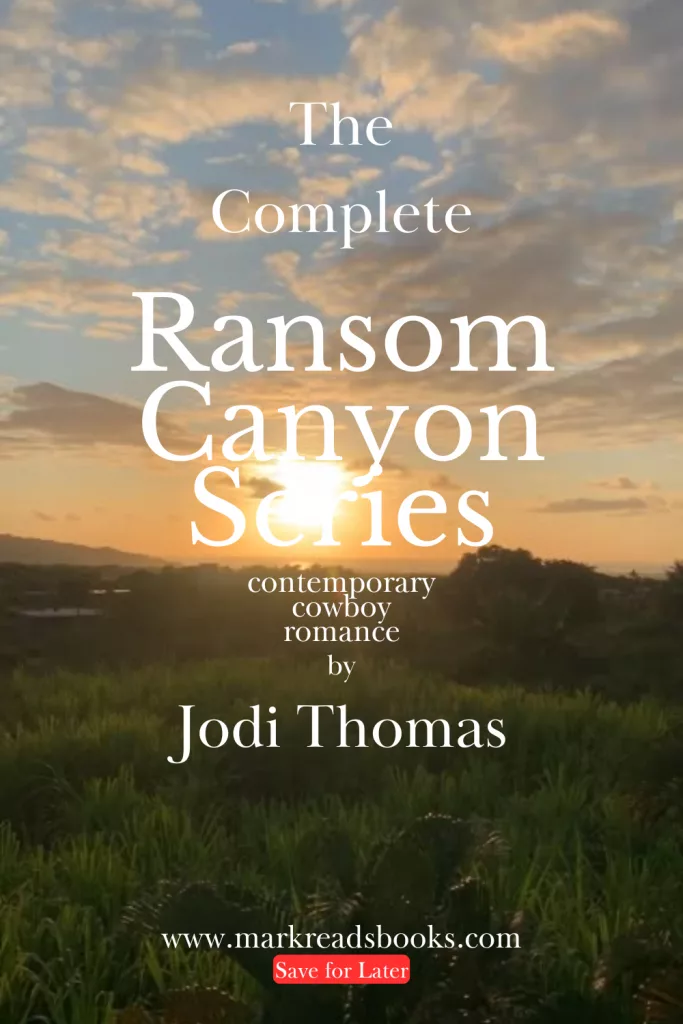 graphic for The Complete Ransom Canyon Series by Jodi Thomas Pinterest pin