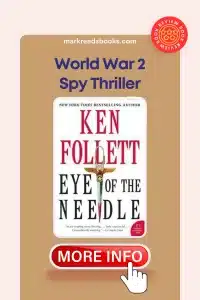 Graphic for Eye of the Needle by Ken Follett suitable for Pinterest pin