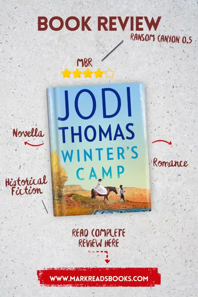graphic for Winter's Camp by Jodi Thomas suitable for Pinterest Pin