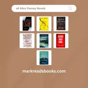 graphic of All Alice Feeney Novels suitable for Instagram