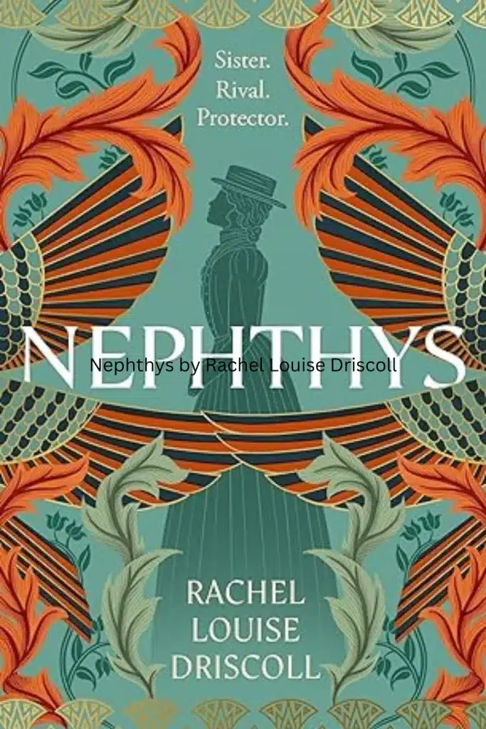 graphic of Nephthys by Rachel Louise Driscoll book cover suitable for Pinterest
