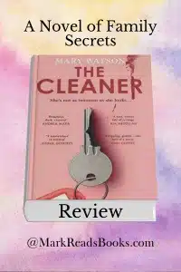 Graphic of The Cleaner by Mary Watson suitable for a Pinterest Pin