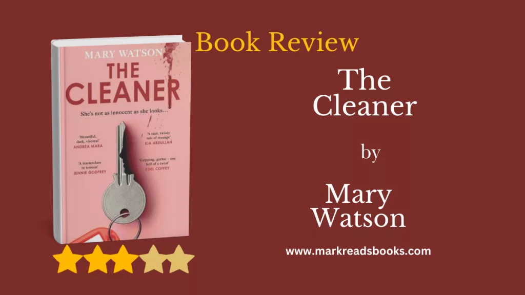 The Cleaner by Mary Watson blog title graphic