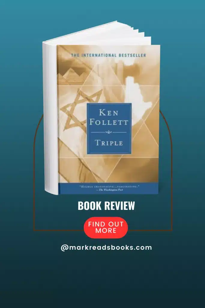 Graphic of Triple by Ken Follett suitable for Pinterest