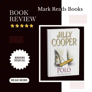 Graphic of Polo by Jilly Cooper for an Instagram post