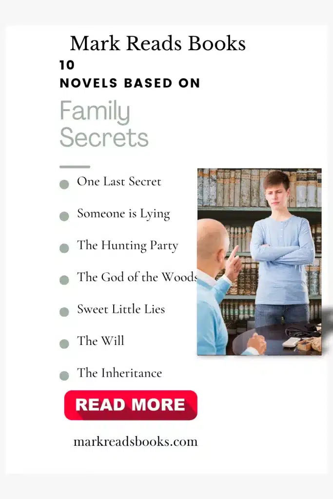 Graphic of 10 Books Based on Family Secrets suitable for a Pinterest pin