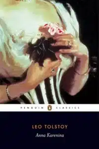 graphic of Anna Karenina by Leo Tolstoy Book cover