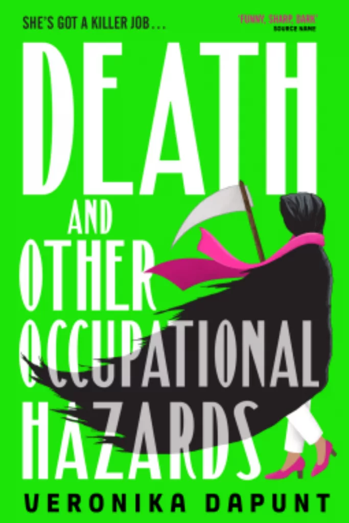 Graphic of Death and Other Occupational Hazards by Veronika Dapunt Book cover