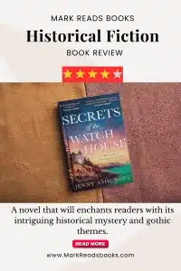 graphic of Secrets of the Watch House by Jenny Ashcroft review Pinterest pin