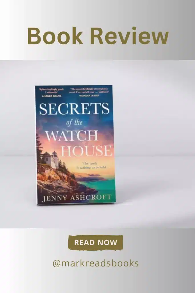 graphic of Secrets of the Watch House by Jenny Ashcroft review Pinterest pin
