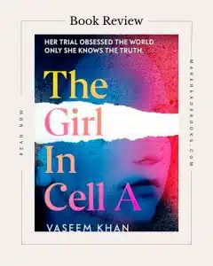 graphic of The Girl In Cell A by Vaseem Khan review Instagram post