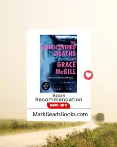 graphic of The Undiscovered Deaths of Grace McGill by C.S. Robertson for Instagram