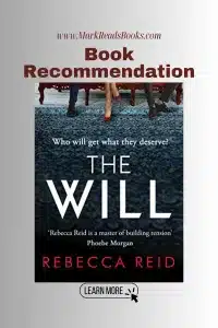 graphic of The Will by Rebecca Reid for Pinterest